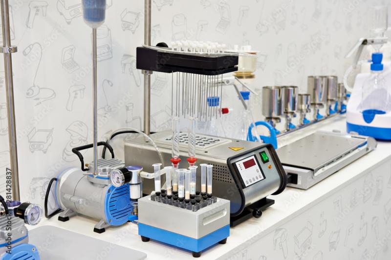 Manutenção de aparelhos laboratoriais